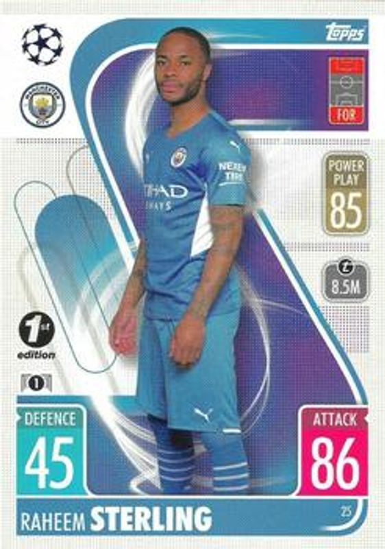 2021 Topps Match Attax Champions & Europa League #25 1st Edition