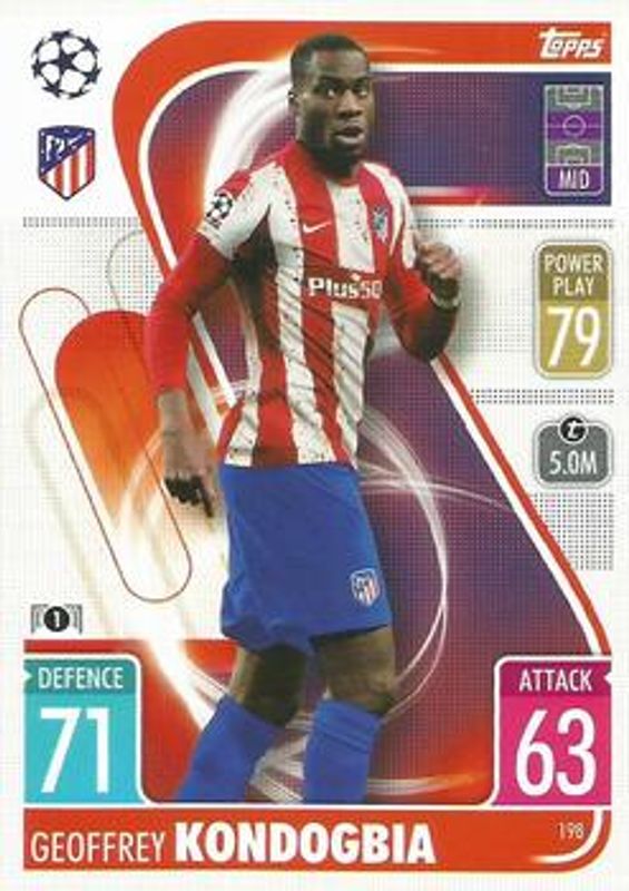 2021 Topps Match Attax Champions & Europa League #198 Base
