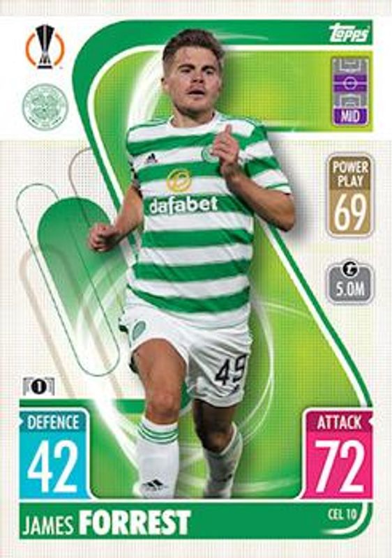 2021 Topps Match Attax Champions & Europa League #CEL10 Scotland Update