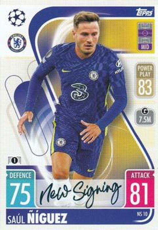 2021 Topps Match Attax Champions & Europa League #NS10 New Signing