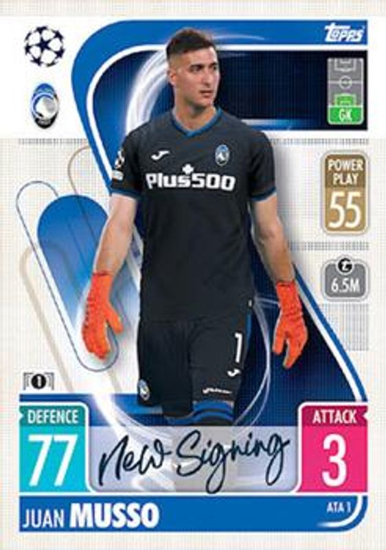 2021 Topps Match Attax Champions & Europa League #ATA1 Italy Update