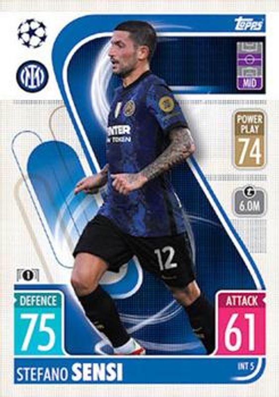2021 Topps Match Attax Champions & Europa League #INT5 Italy Update