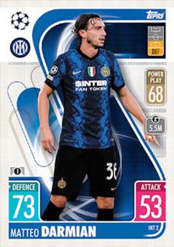 2021 Topps Match Attax Champions & Europa League #INT2 Italy Update