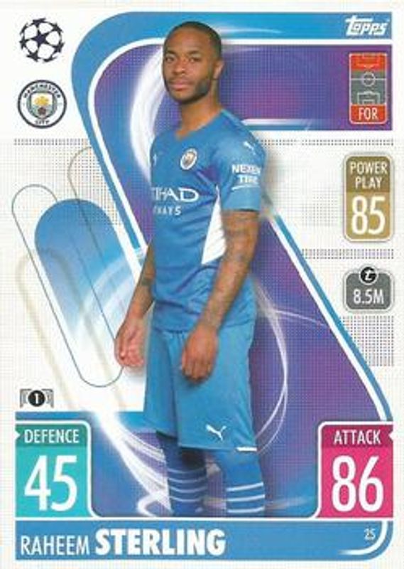 2021 Topps Match Attax Champions & Europa League #25 Base