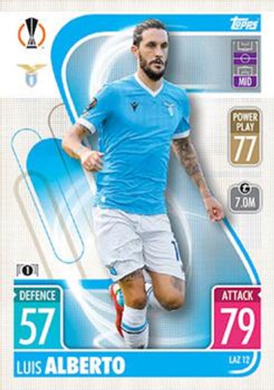 2021 Topps Match Attax Champions & Europa League #LAZ12 Italy Update