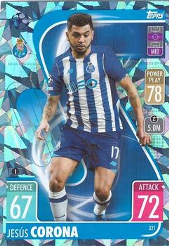 2021 Topps Match Attax Champions & Europa League #321 Crystal