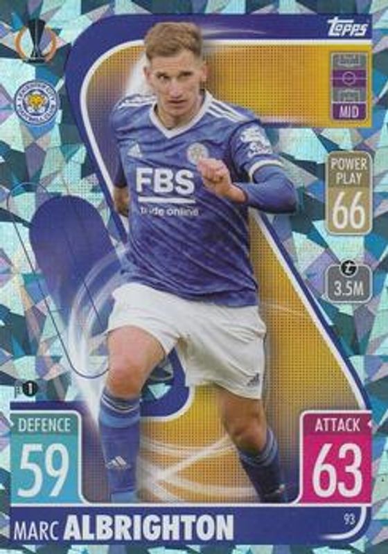 2021 Topps Match Attax Champions & Europa League #93 Crystal