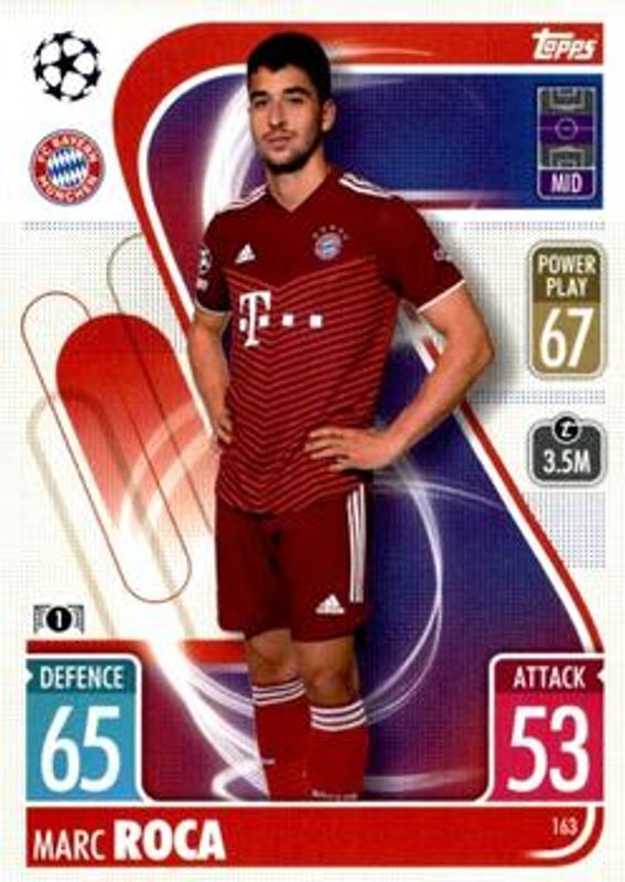 2021 Topps Match Attax Champions & Europa League #163 Base