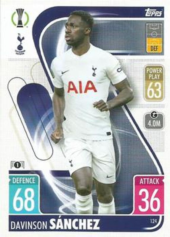 2021 Topps Match Attax Champions & Europa League #124 Base