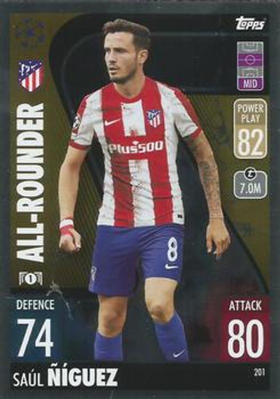 2021 Topps Match Attax Champions & Europa League #201 Base