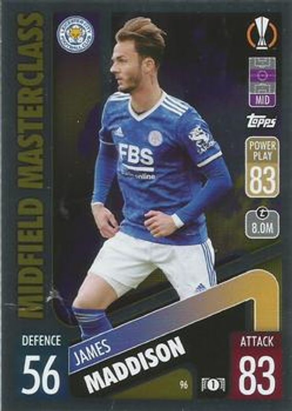 2021 Topps Match Attax Champions & Europa League #96 Base