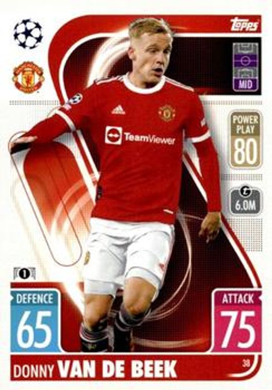 2021 Topps Match Attax Champions & Europa League #38 Base