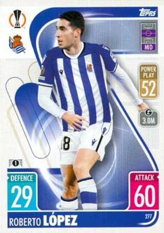 2021 Topps Match Attax Champions & Europa League #277 Base