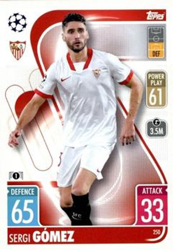 2021 Topps Match Attax Champions & Europa League #250 Base
