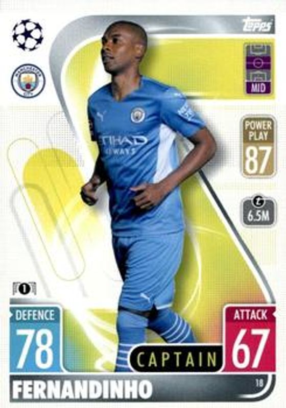 2021 Topps Match Attax Champions & Europa League #18 Base