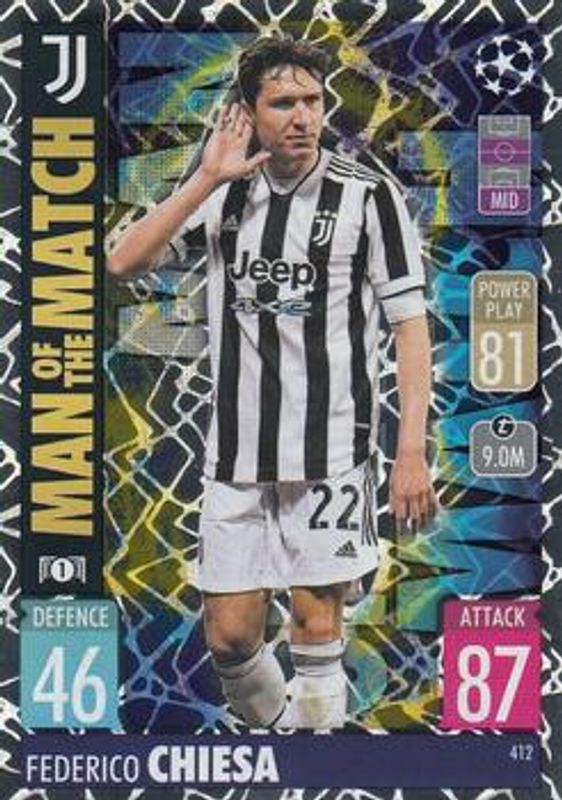 2021 Topps Match Attax Champions & Europa League #412 Base