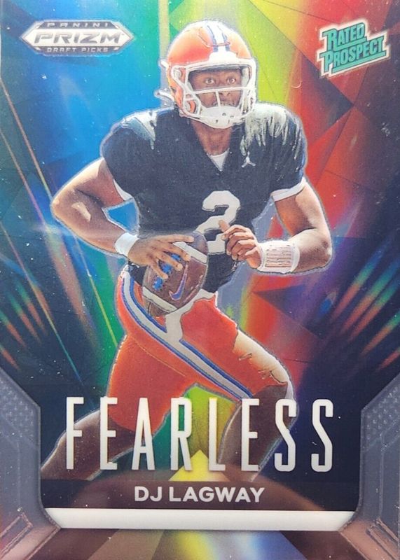 DJ Lagway 2024 Prizm Draft Picks #F-DLY Fearless PSA 10