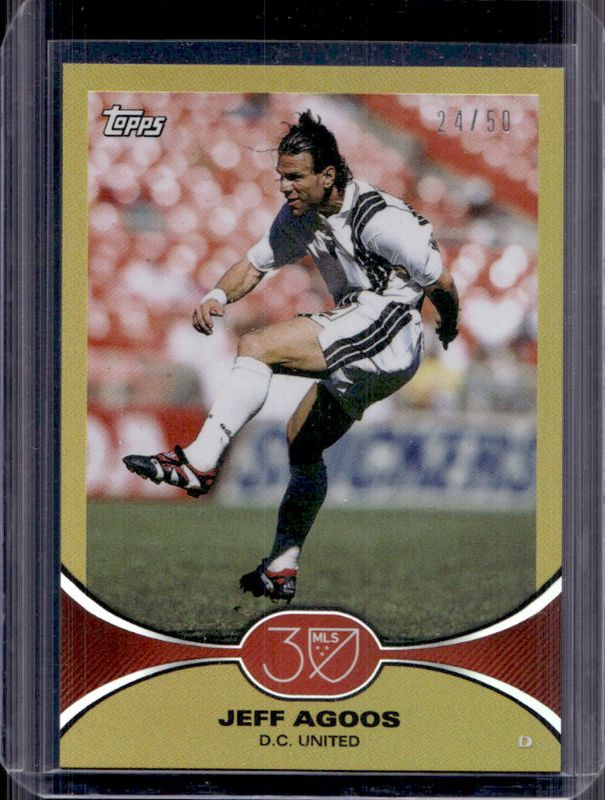 2025 Topps MLS 30th Anniversary #20 Gold Foil /50