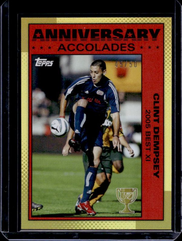 2025 Topps MLS 30th Anniversary #AA-13 Anniversary Accolades - Gold Foil /50