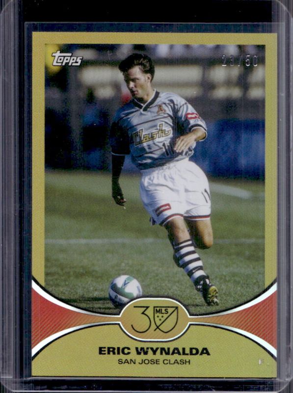 2025 Topps MLS 30th Anniversary #13 Gold Foil /50