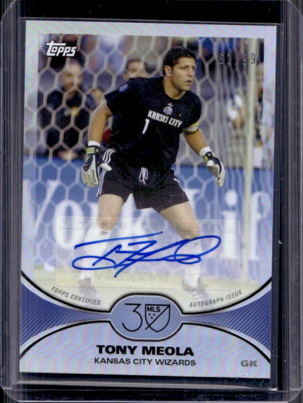 2025 Topps MLS 30th Anniversary #9A Autographs /99