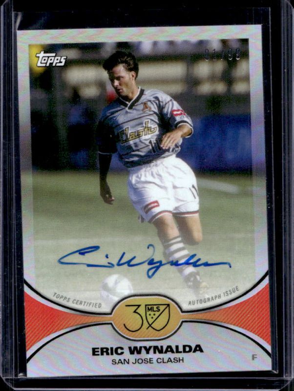 2025 Topps MLS 30th Anniversary #13A Autographs /99