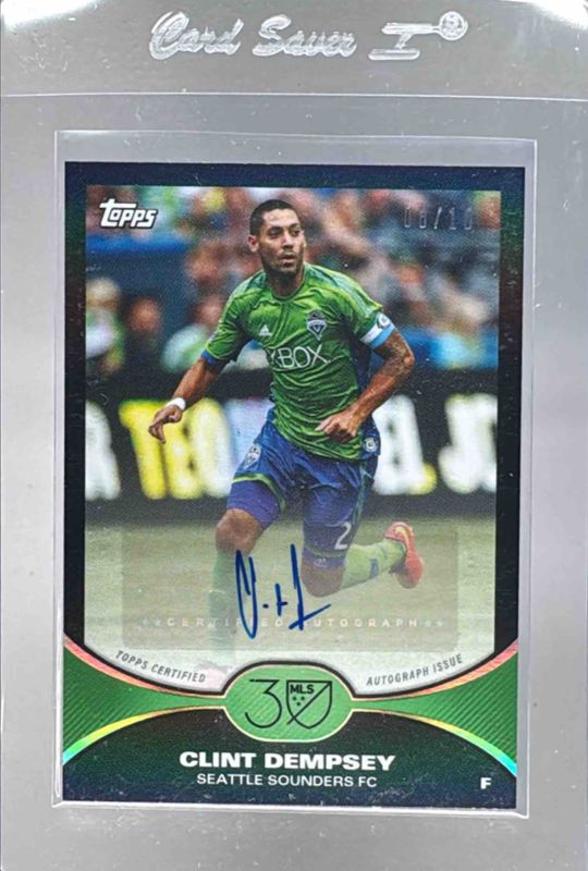 2025 Topps MLS 30th Anniversary #10A Autographs - Black Foil /10