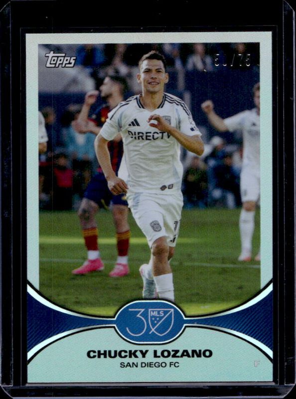 2025 Topps MLS 30th Anniversary #23 Silver Foil /75