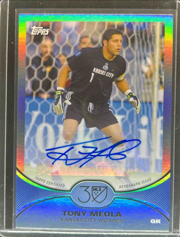 2025 Topps MLS 30th Anniversary #9A Autographs - Silver Foil /75