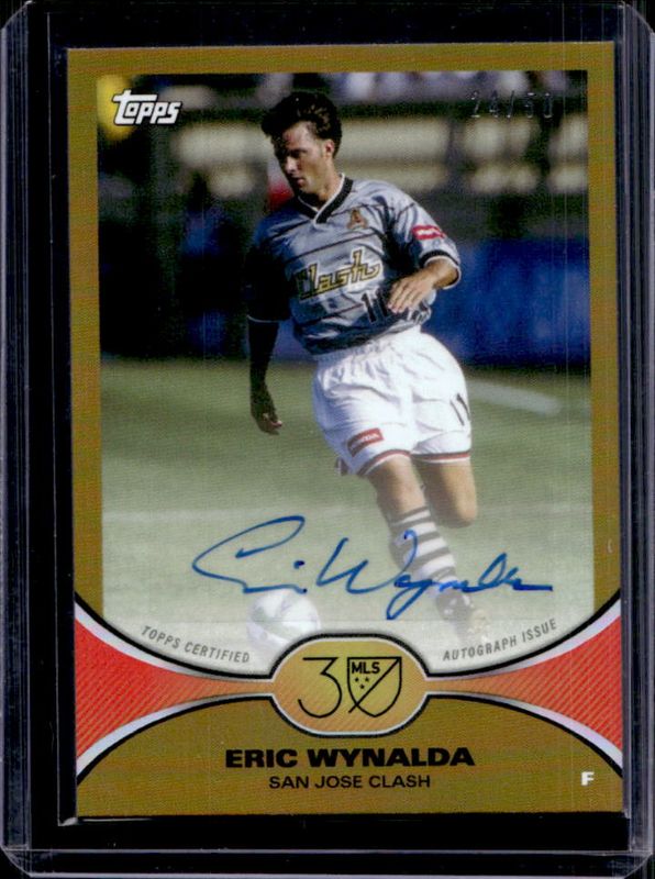 2025 Topps MLS 30th Anniversary #13A Autographs - Gold Foil /50