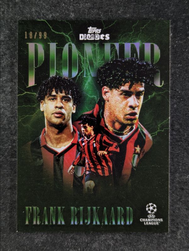 2025 Topps Decades UEFA Club Competitions 1990's Pioneer Autographs Green /99