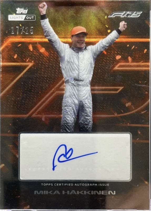 2025 Topps Lights Out Formula 1 Autographs - Orange /25