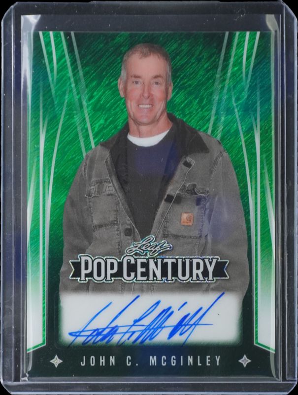 2025 Leaf Metal Pop Century #BA-JCM Autographs Diagonal Shimmer Green /5
