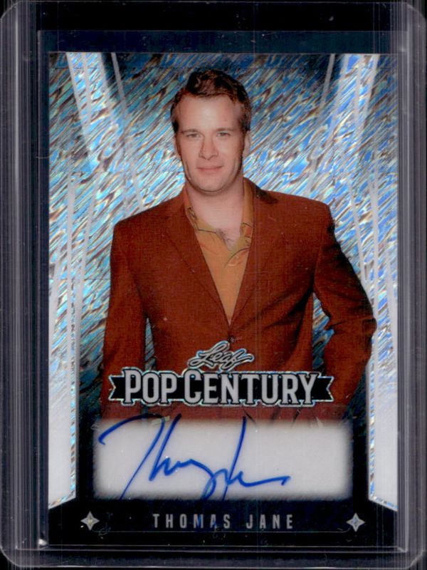 2025 Leaf Metal Pop Century #BA-TJ1 Autographs Diagonal Shimmer Silver /1