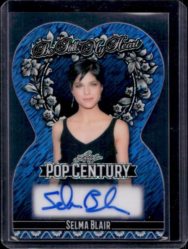 2025 Leaf Metal Pop Century #BH-SB1 Be Still, My Heart Diagonal Shimmer Blue /1