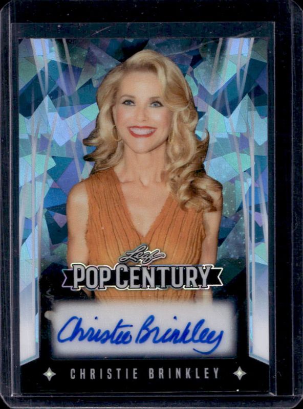 2025 Leaf Metal Pop Century #BA-CB2 Autographs Crystal Platinum Blue /1