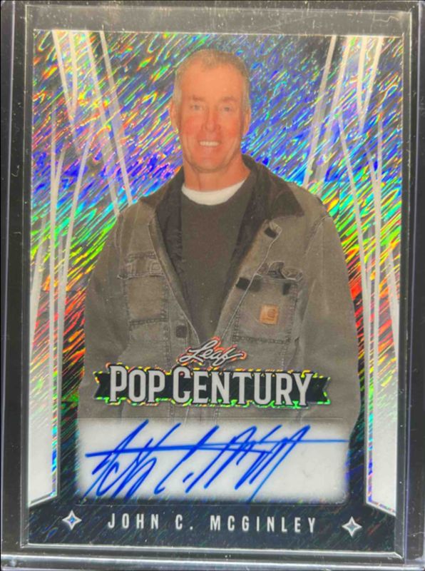 2025 Leaf Metal Pop Century #BA-JCM Autographs Diagonal Shimmer Silver /1
