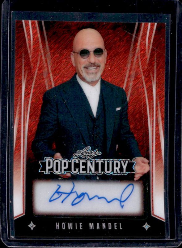 2025 Leaf Metal Pop Century #BA-HM1 Autographs Diagonal Shimmer Red /2