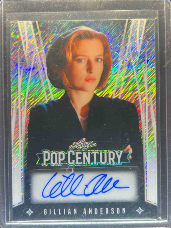 2025 Leaf Metal Pop Century #BA-GA1 Autographs Diagonal Shimmer Silver /1