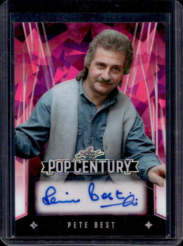 2025 Leaf Metal Pop Century #BA-PB1 Autographs Crystal Pink /1