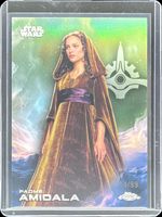 Star Wars Galaxy Padme Amidala カード /25 Padme Amidala 2025 Topps Chrome Star Wars Sapphire Edition #141