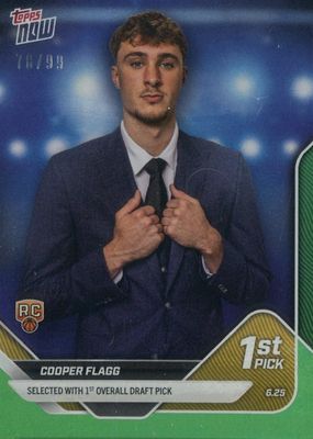 2025 Topps Now Draft #D1 Green Foil /99