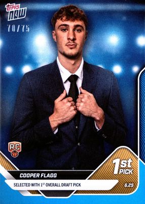 2025 Topps Now Draft #D1 Blue Foil /75