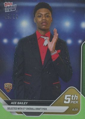 2025 Topps Now Draft #D5 Green Foil /99