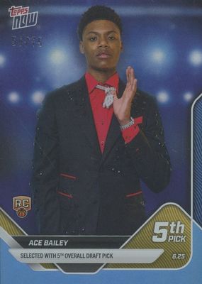 2025 Topps Now Draft #D5 Blue Foil /75