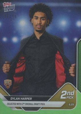 2025 Topps Now Draft #D2 Green Foil /99