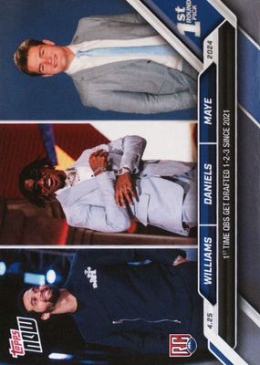 2024 Topps Now Draft #D-TRIP Base (Print Run: 5,728)