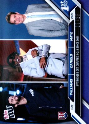 2024 Topps Now Draft #D-TRIP Purple /25