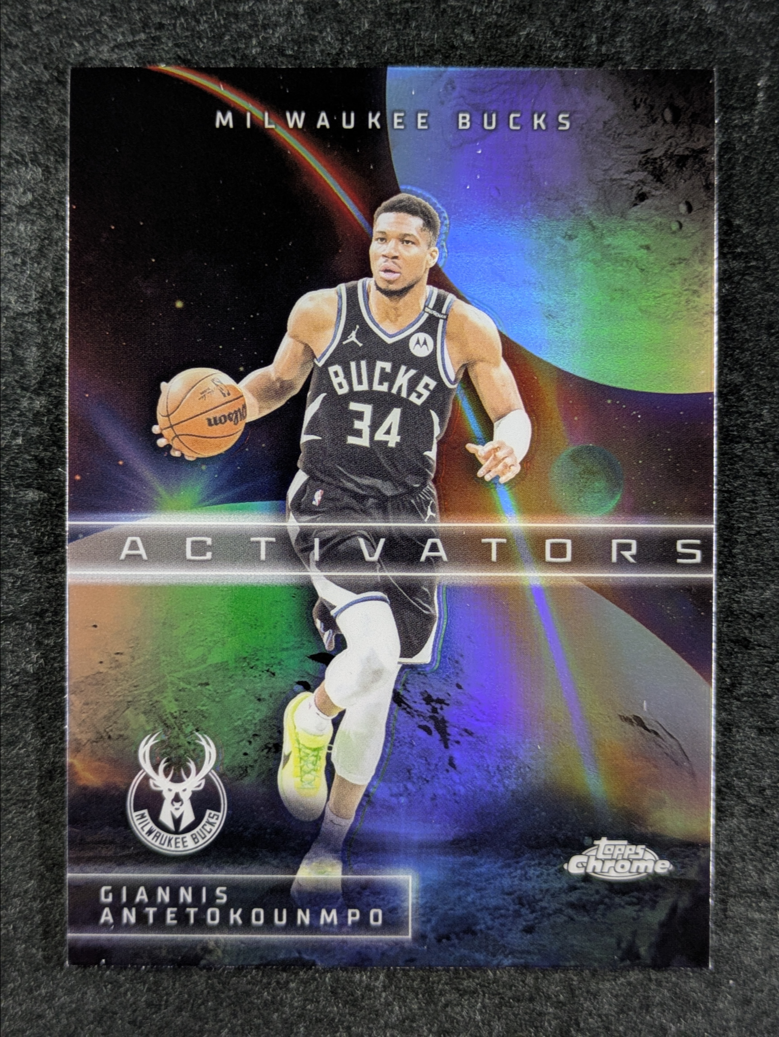 Giannis Antetokounmpo 2025 Topps Chrome #AC-4 Activators