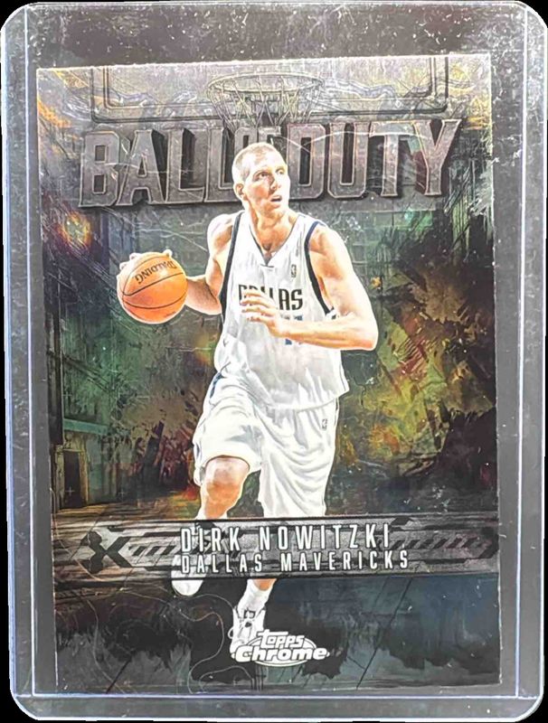 Dirk Nowitzki 2025 Topps Chrome #BD-17 Ball of Duty Price Guide